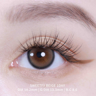 LensVery 1Month – Sweetfy Brown 月拋 2片裝